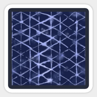 Shibori Diamond Geometric Sticker